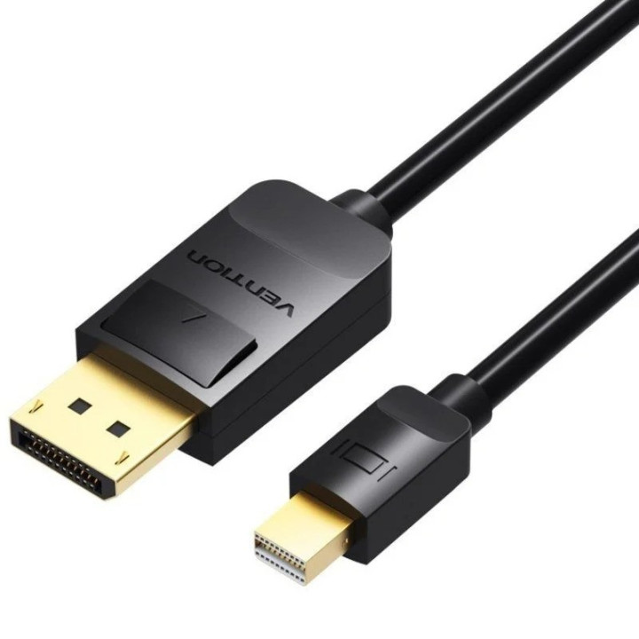 Cable Conversor Vention Mini Displayport A Displayport 2M Black |