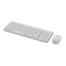 Teclado + Raton Logitech MK250 Wireless White | InfoChen Canarias