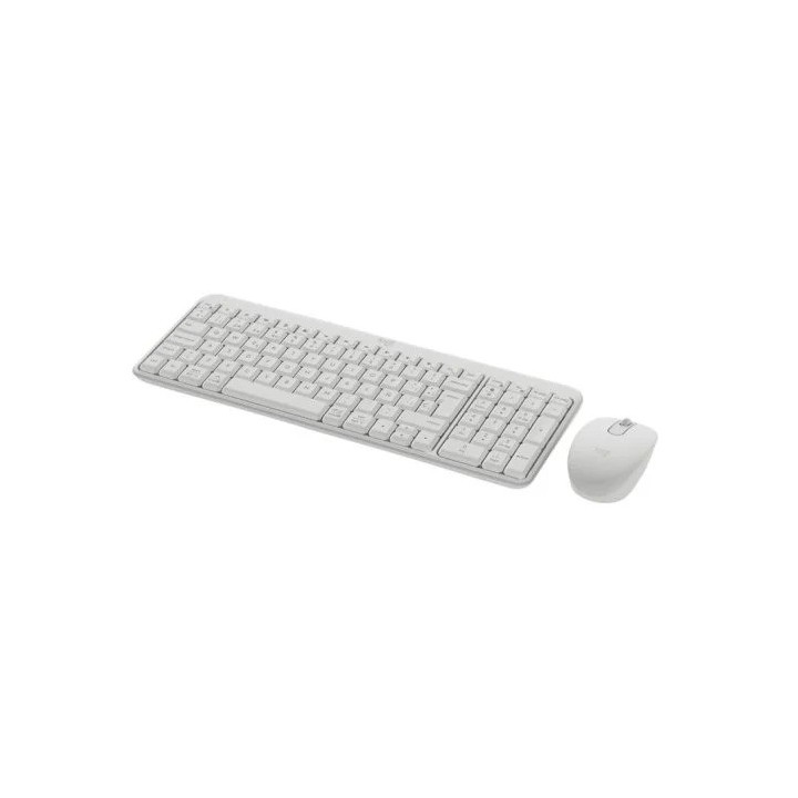 Teclado + Raton Logitech MK250 Wireless White | InfoChen Canarias