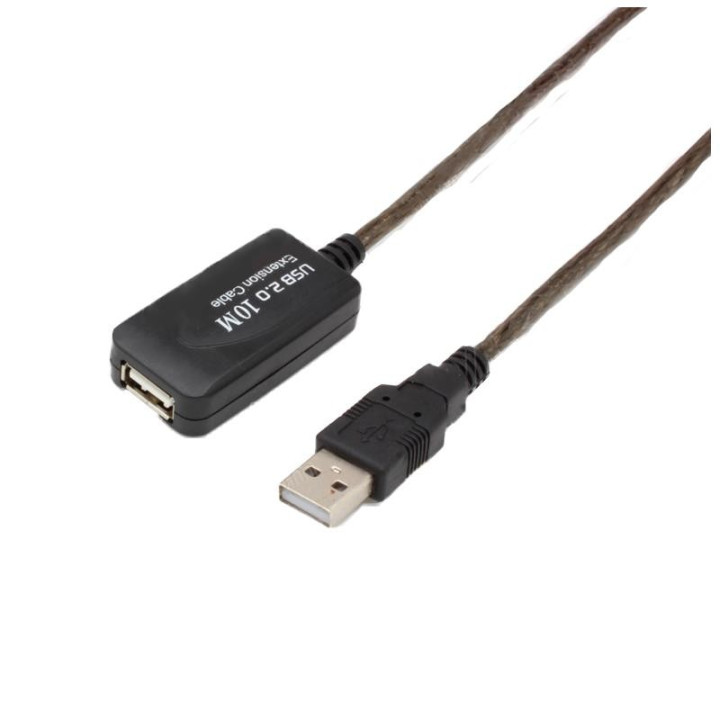 Cable Extensor USB Amplificado 2.0 Tipo Am-Ah 10M | InfoChen