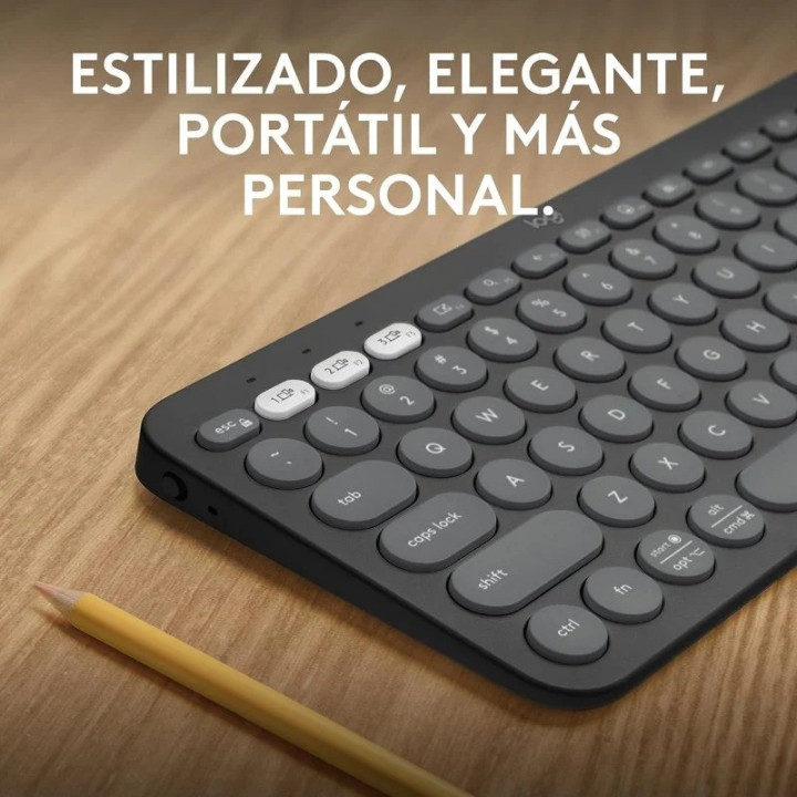 Teclado Logitech Pebble Keys 2 K380S TKL Wireless Black |