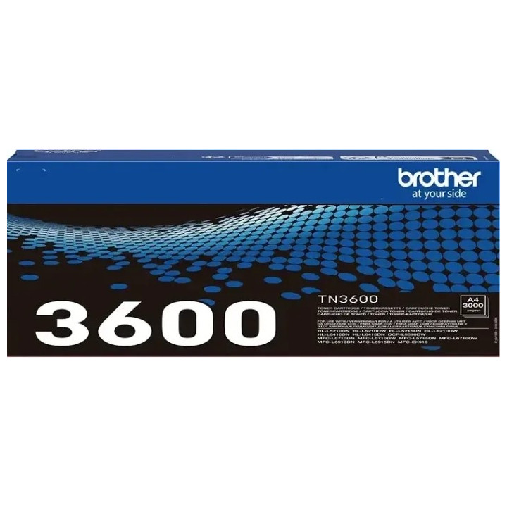 Toner Brother TN3600 Black | InfoChen Canarias