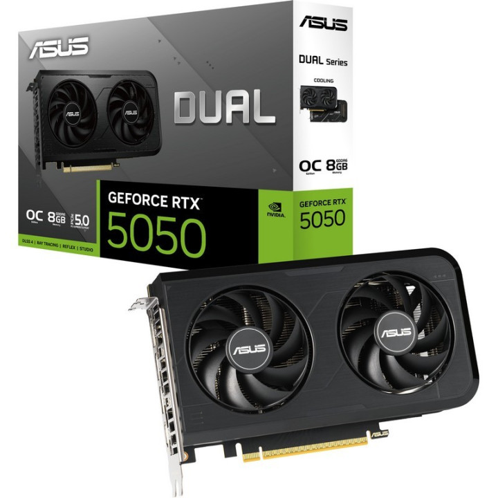 Tarjeta De Video Asus Dual Nvidia RTX5050 8GB Oc GDRR6 Pcie 5.0 |