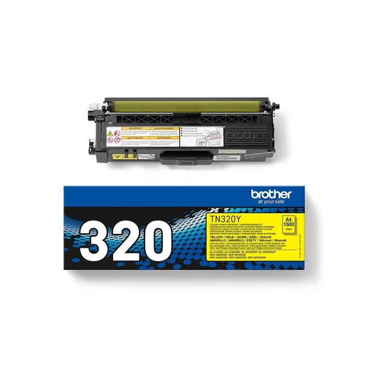 Toner Brother TN320Y Yellow | InfoChen Canarias
