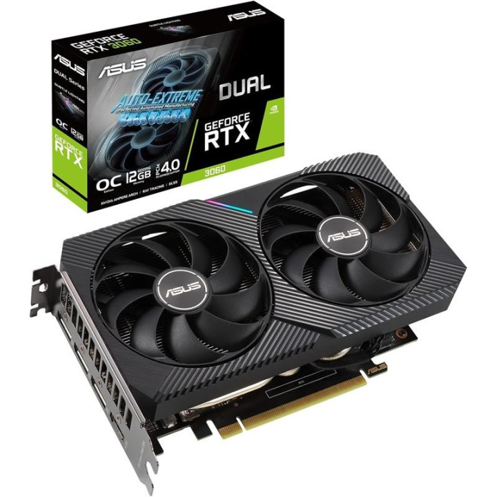Tarjeta De Video Asus Dual Nvidia RTX3060 12GB V2 Oc HDMI DP