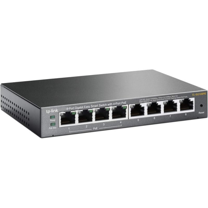 Switch Tp-Link Gigabit 8 Puertos TL-SG108PE Easy Smart