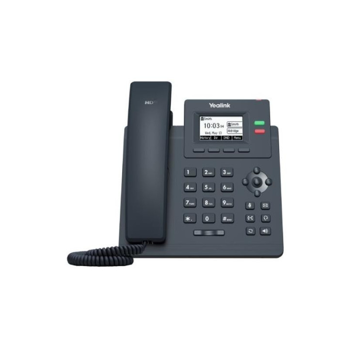 Teléfono Yealink SIP-T31P IP 2 Lines HD Voice POE | InfoChen