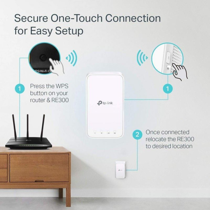 Wireless Repeater Tp-Link RE300 AC1200 | InfoChen Canarias