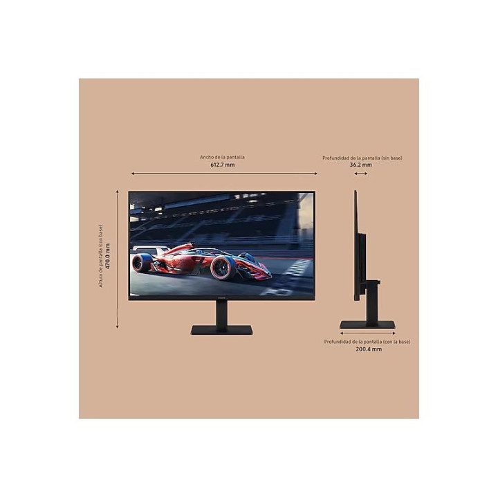 Monitor Samsung Essential S3 27 IPS 100HZ VGA HDMI Black |