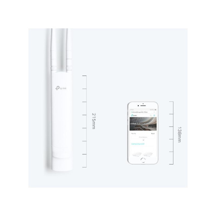 Access Point Tp-Link Omada EAP110 WIFI N300 Exterior POE |