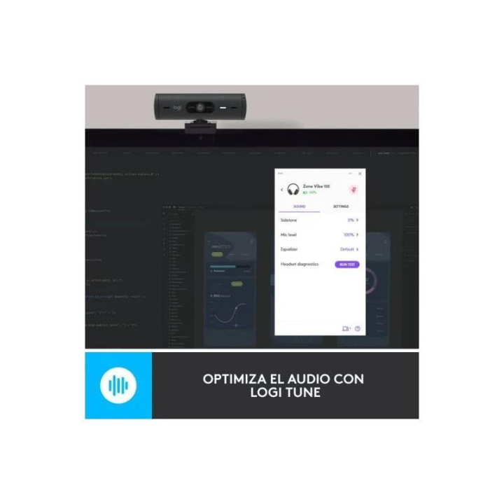 Auriculares + Microfono Logitech Zone Vibe 100 Bluetooth Black |