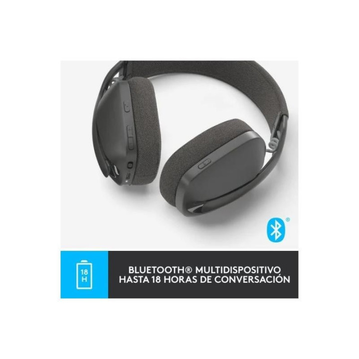Auriculares + Microfono Logitech Zone Vibe 100 Bluetooth Black |