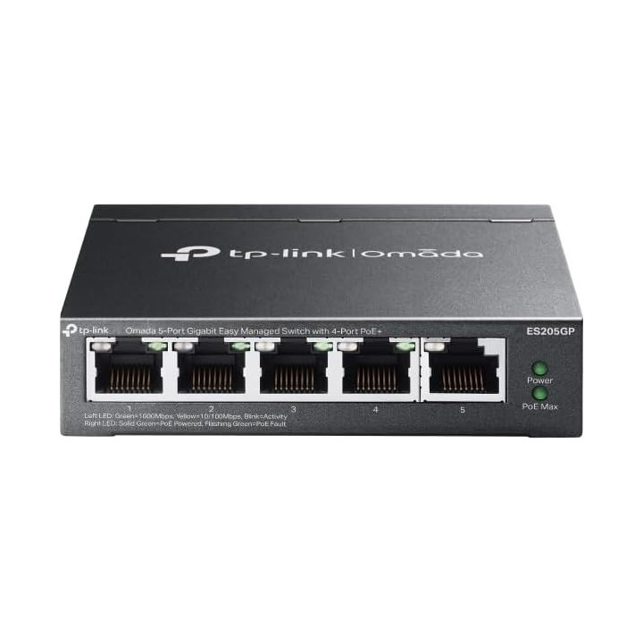 Switch Tp-Link ES208GP Gigabit 5 Puertos Poe+ | InfoChen Canarias