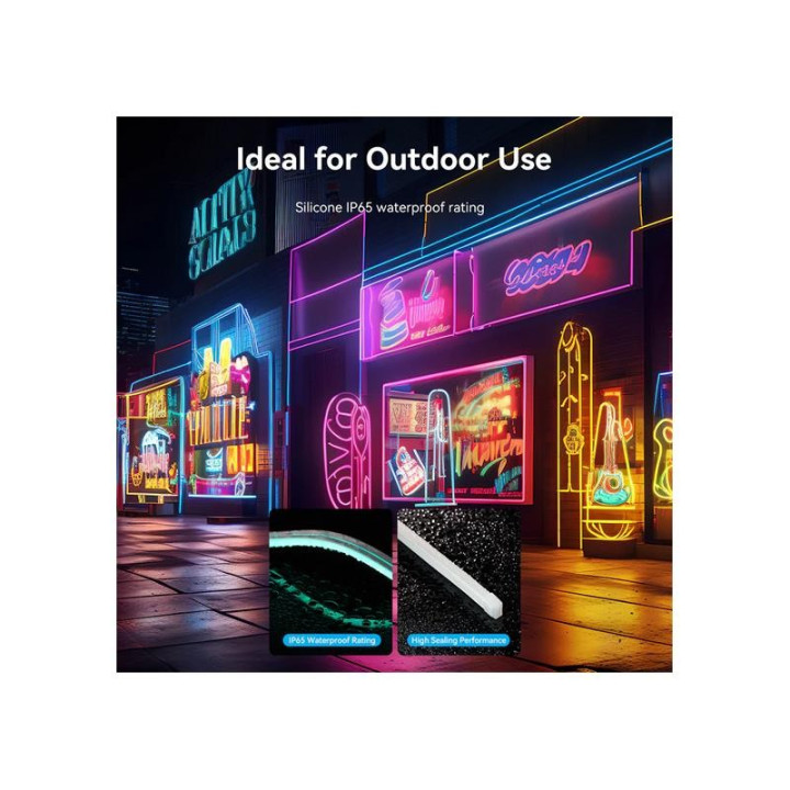 Tira LED Vention Silicona Neon RGB Control Remoto 5V 2M |
