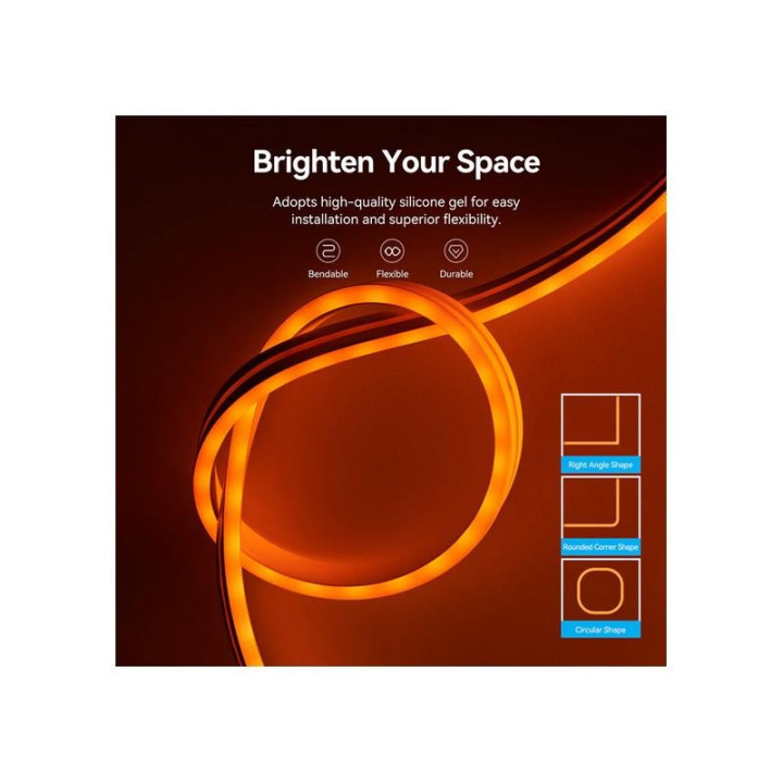 Tira LED Vention Silicona Neon RGB Control Remoto 5V 2M |