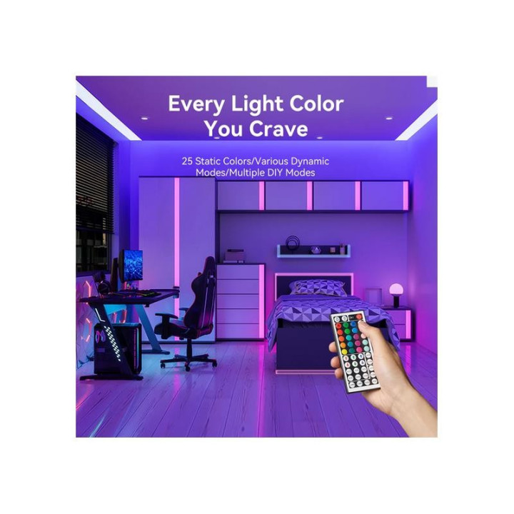 Tira LED Vention Silicona Neon RGB Control Remoto 5V 2M |
