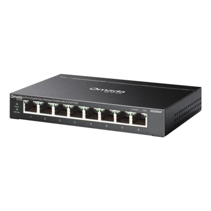 Switch Tp-Link ES208GP Gigabit 8 Puertos Poe+ | InfoChen Canarias