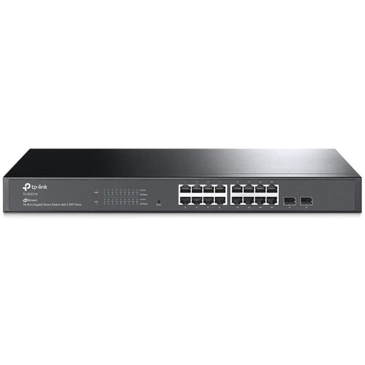 Switch Tp-Link Jetstream 16 Puertos Gigabit +2 Sfp Rack 19 |