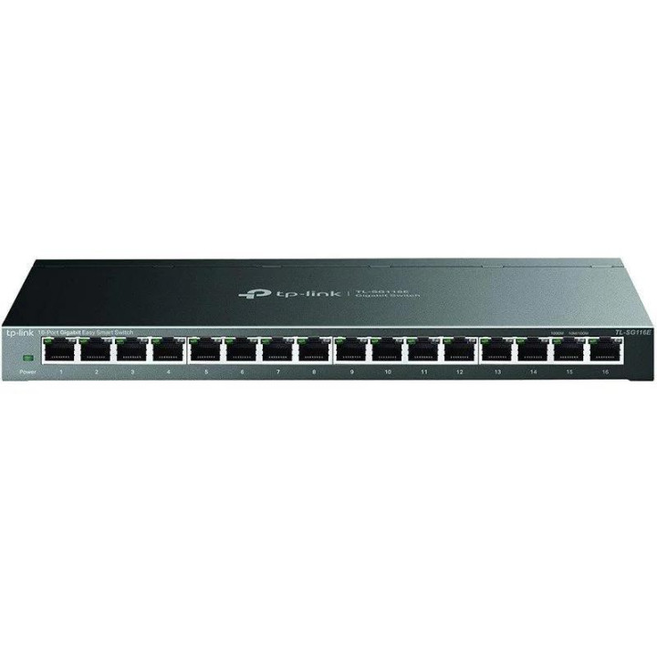 Switch Tp-Link 16 Puertos Gigabit TL-SG116E Metalica | InfoChen