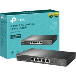 Switch Tp-Link Ethernet 5 Puertos 2.5G Poe+ TL-SG105PP-M2 |