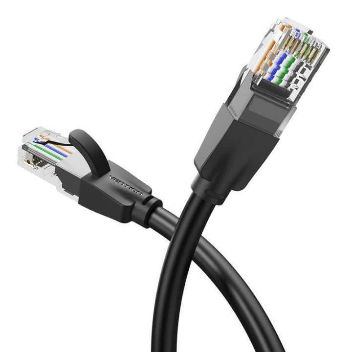Cable De Red CAT.6 Utp 3M Vention Black | InfoChen Canarias