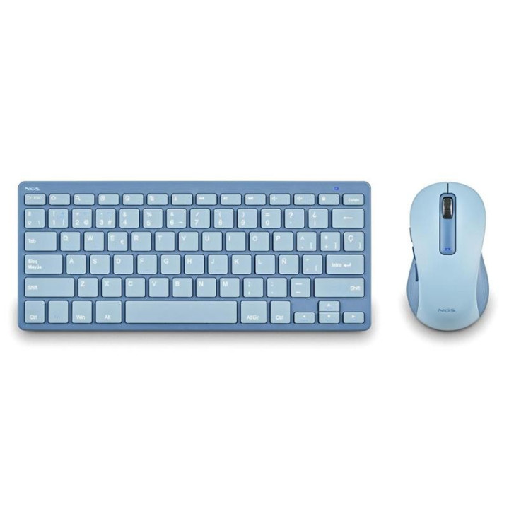 Teclado + Raton Ngs Fantasy Kit Wireless Blue | InfoChen Canarias