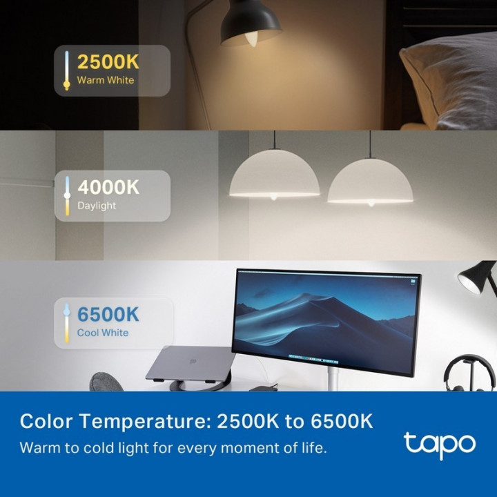 Bombilla Inteligente E14 Tp-Link LED 6500K Multicolor Ajusta WIFI