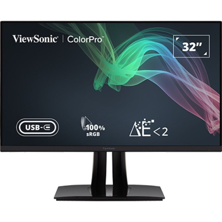 Monitor Viewsonic 32 4K IPS UHD Ergonomico Multimedia DP HDMI