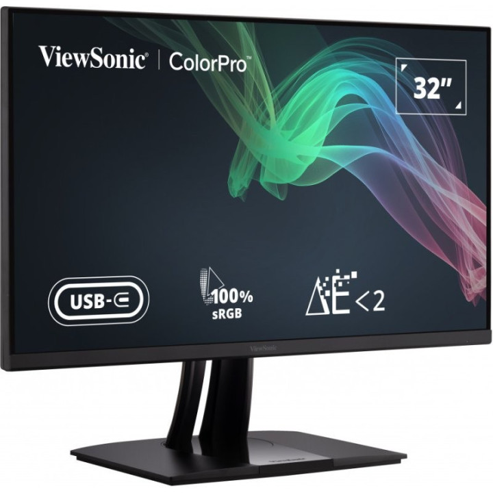 Monitor Viewsonic 32 4K IPS UHD Ergonomico Multimedia DP HDMI