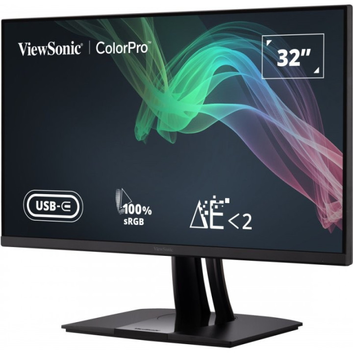 Monitor Viewsonic 32 4K IPS UHD Ergonomico Multimedia DP HDMI