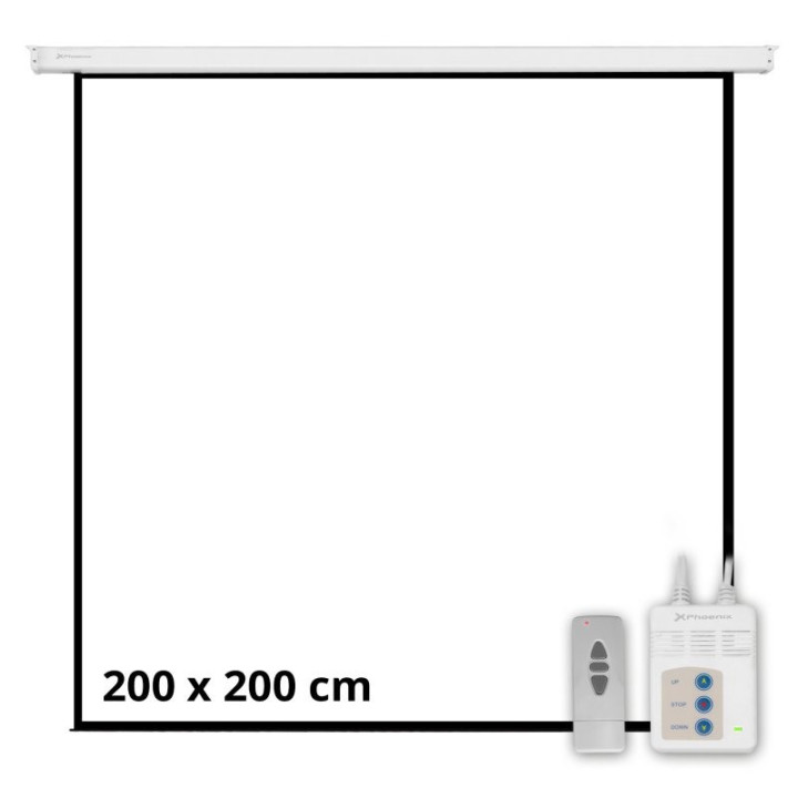 Pantalla Proyeccion Phoenix Pared Y Techo Electrica 112 200X200 |