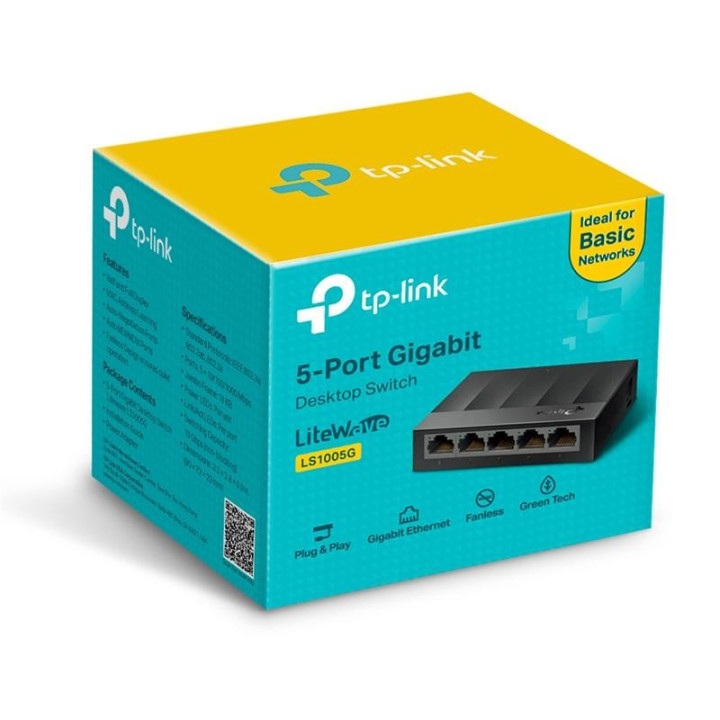 Switch Tp-Link Gigabit 5 Puertos LS1005G | InfoChen Canarias