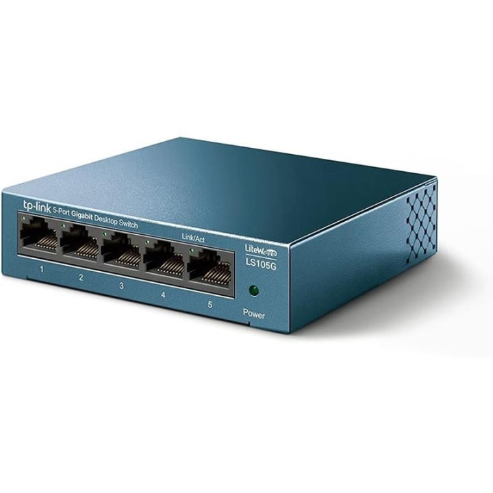 Switch Tp-Link Gigabit 5 Puertos LS105G Metalico | InfoChen