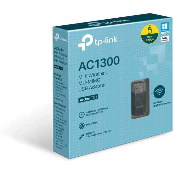 Wireless Adaptador USB 3.0 Tp-Link Archer T3U AC1300 | InfoChen