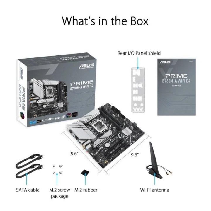 Placa Base Asus B760M-A WIFI D4 M-Atx DDR4 HDMI + DP | InfoChen
