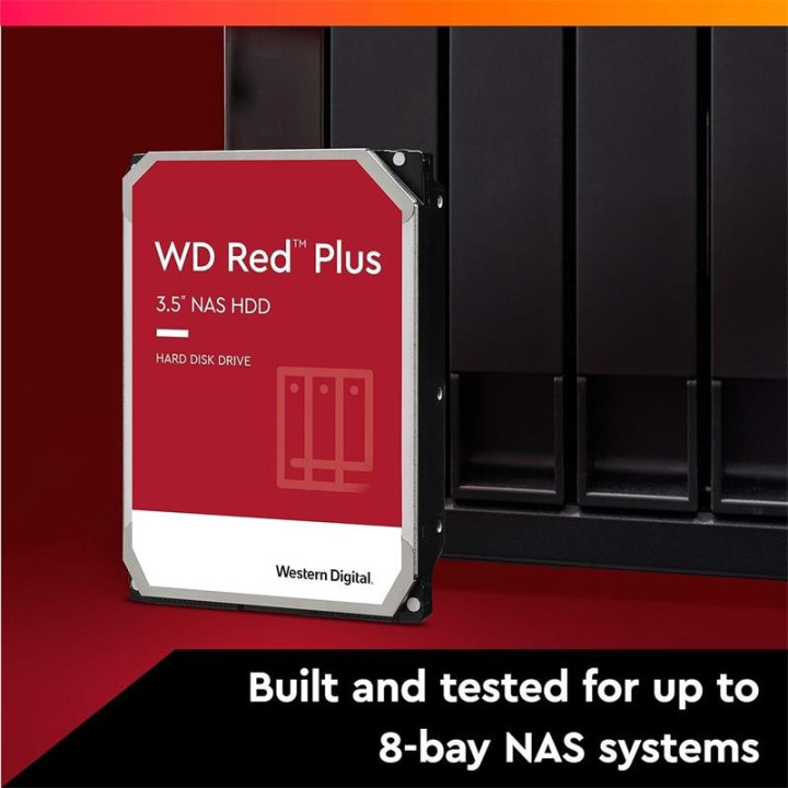 Disco Duro Western Digital 6TB 3,5 Red Plus NAS SATA3 256MB |