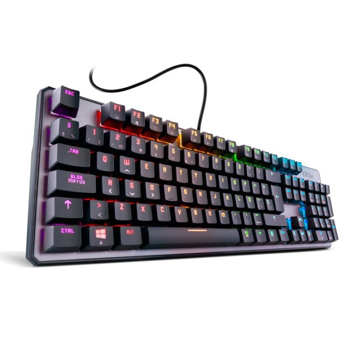 Teclado Gaming Krom Kernel Mecanico USB RGB Retroiluminado |