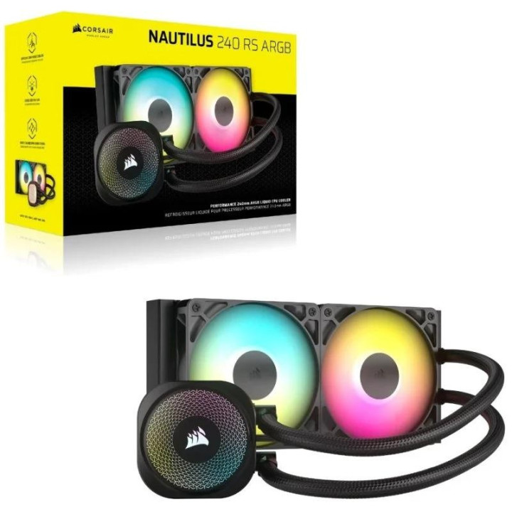 Refrigeracion Liquida CPU Corsair Nautilus 240MM ARGB Black |
