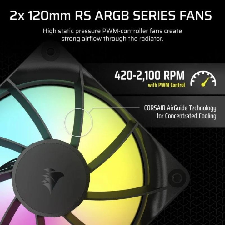 Refrigeracion Liquida CPU Corsair Nautilus 240MM ARGB Black |