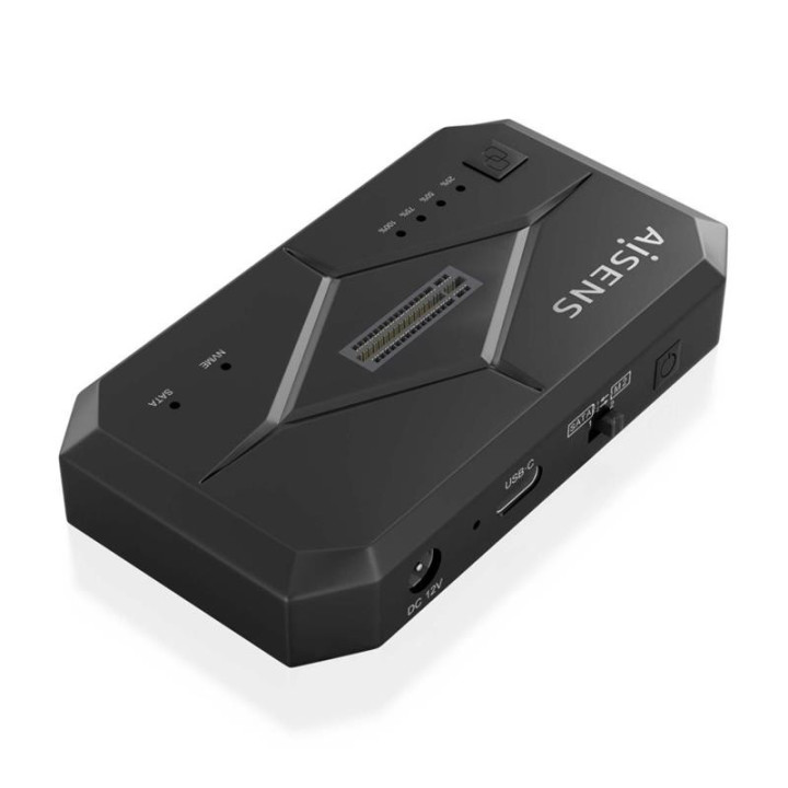 Dock Station Clone Aisens 3.5/2.5 Sata M2 NVME USB 3.0 Black |
