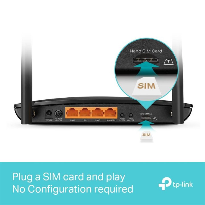 Wireless Router Tp-Link Archer MR500 Dual Band AC1200 4G Lte |