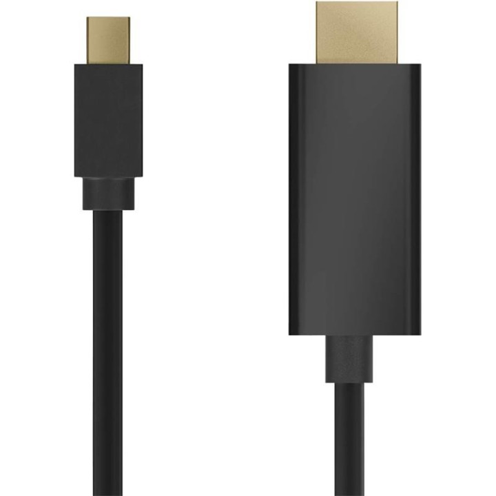 Cable Mini DP A HDMI Mini Dp/m - Hdmi/m Aisens 2M Black |