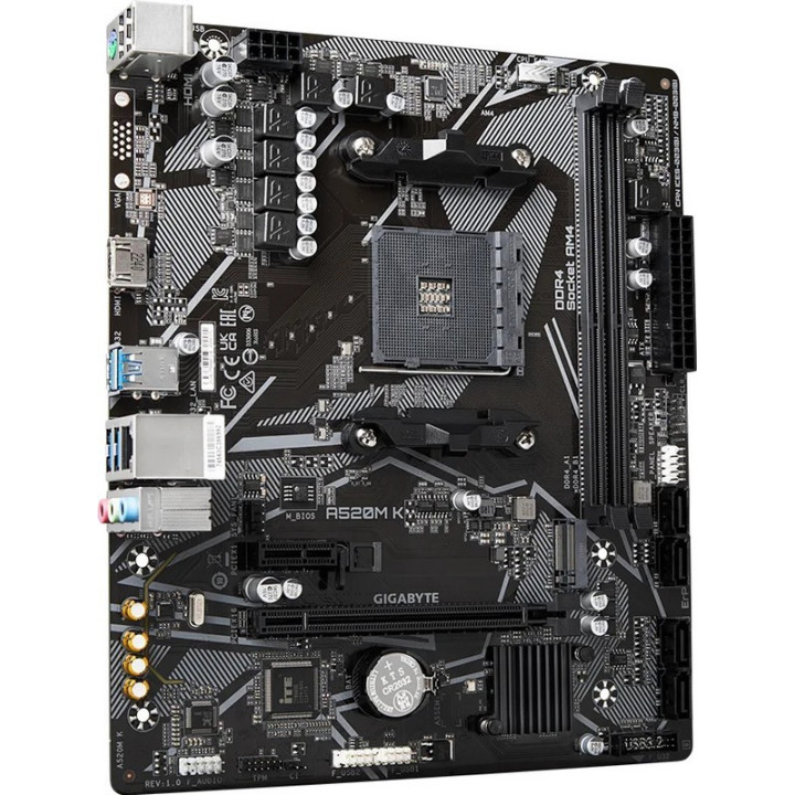 Placa Base Gigabyte GA-A520M-K AMD AM4 HDMI + VGA | InfoChen