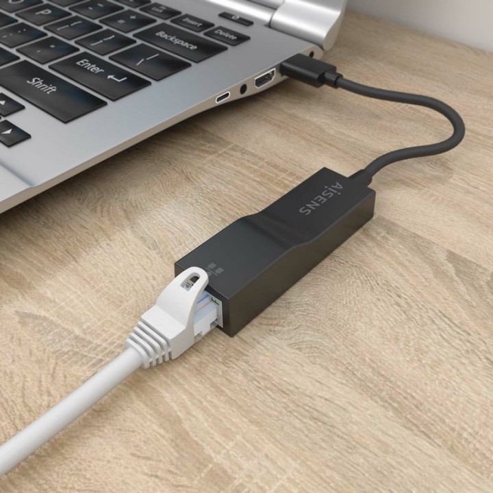 Adaptador Aisens USB 3.0 A Ethernet Giga Black | InfoChen