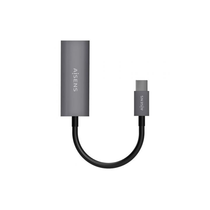 Adaptador Aisens USB-C A Ethernet Giga Grey | InfoChen Canarias