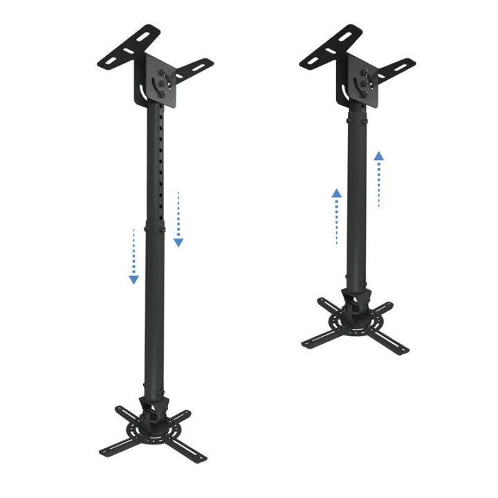 Soporte Proyector Tooq Techo Giratorio E Inclinable Black |
