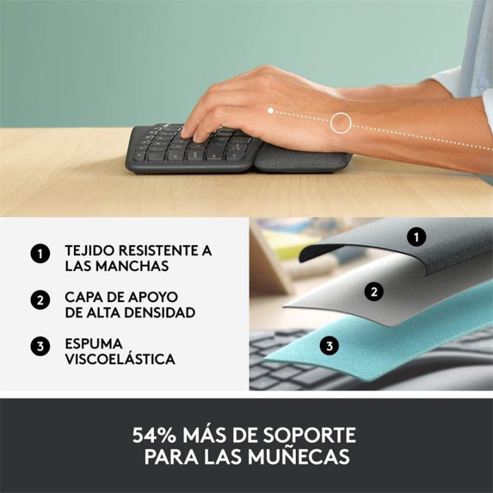 Teclado Logitech Ergo K860 Wireless | InfoChen Canarias