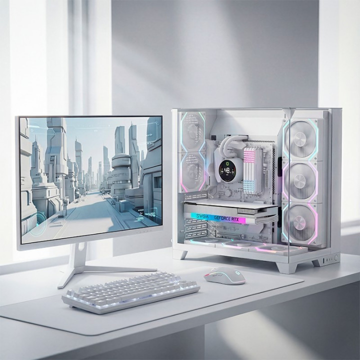 Ordenador Gaming Infinity Pro White RGB R7 9800X3D/16GB