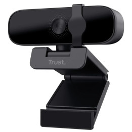 Webcam Trust Tanor Fhd 1080P USB Black | InfoChen Canarias