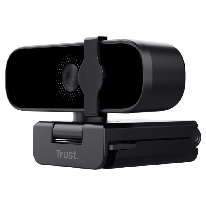 Webcam Trust Tanor Fhd 1080P USB Black | InfoChen Canarias